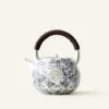 Silver Gilt Blue And White Porcelain Chinese Teapot